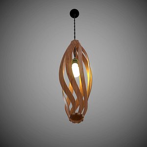 Lustre With A Wooden Plafond