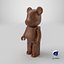 3D Collectible Figure Bearbrick Wooden