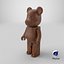 3D Collectible Figure Bearbrick Wooden