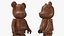 3D Collectible Figure Bearbrick Wooden