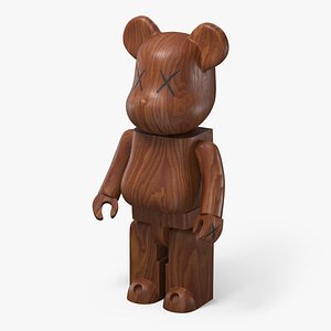 Collectible Figure Bearbrick Wooden
