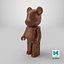 3D Collectible Figure Bearbrick Wooden