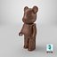3D Collectible Figure Bearbrick Wooden