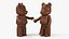 3D Collectible Figure Bearbrick Wooden