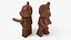 3D Collectible Figure Bearbrick Wooden