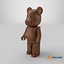 3D Collectible Figure Bearbrick Wooden