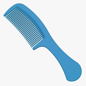 Printable Hair Comb 3D model