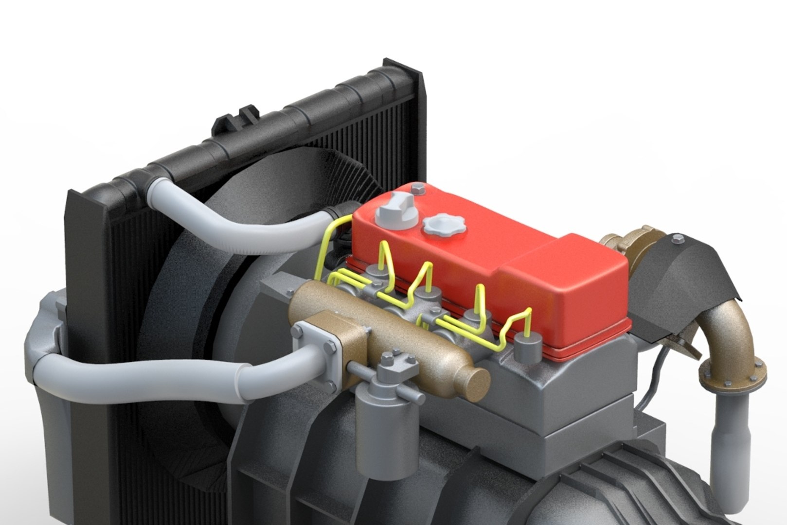 - Engine 3D Model - TurboSquid 1272939