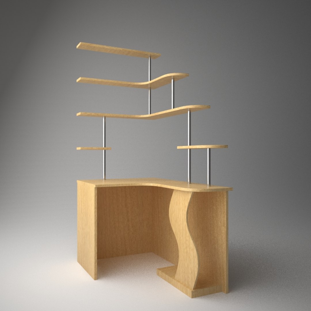 Computer Desk 3d Max