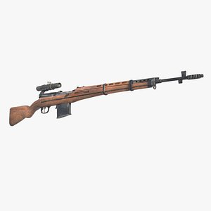 Old style weapon sniper rifle m14
