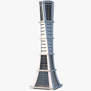 Sci-Fi Futuristic Building Concept 7 3D