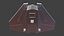 3D model  Spaceship Triple Texture Collection