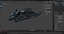 3D model  Spaceship Triple Texture Collection
