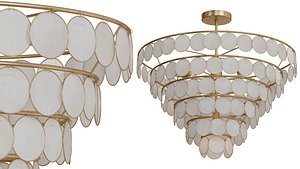 Luzine Semi-Flush Mount 3D model