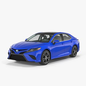 Toyota Camry 2018 Rigged 3D Model