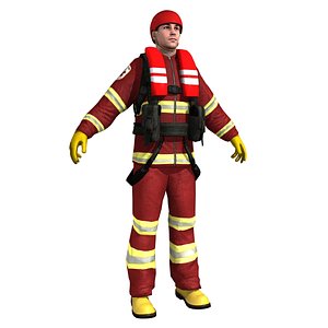3d rescue sea guard model