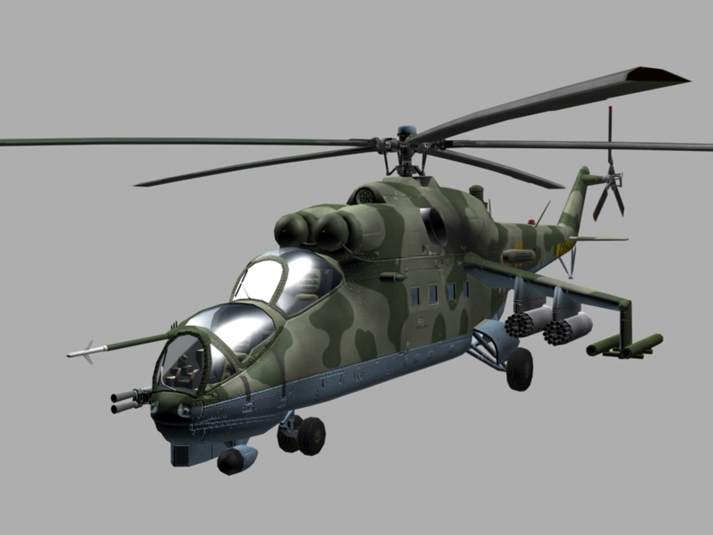 3d Model Mil Mi24 P Hind