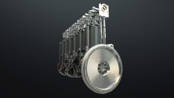 INLINE 6 エンジンの動作アニメーション3Dモデル - TurboSquid 1981504