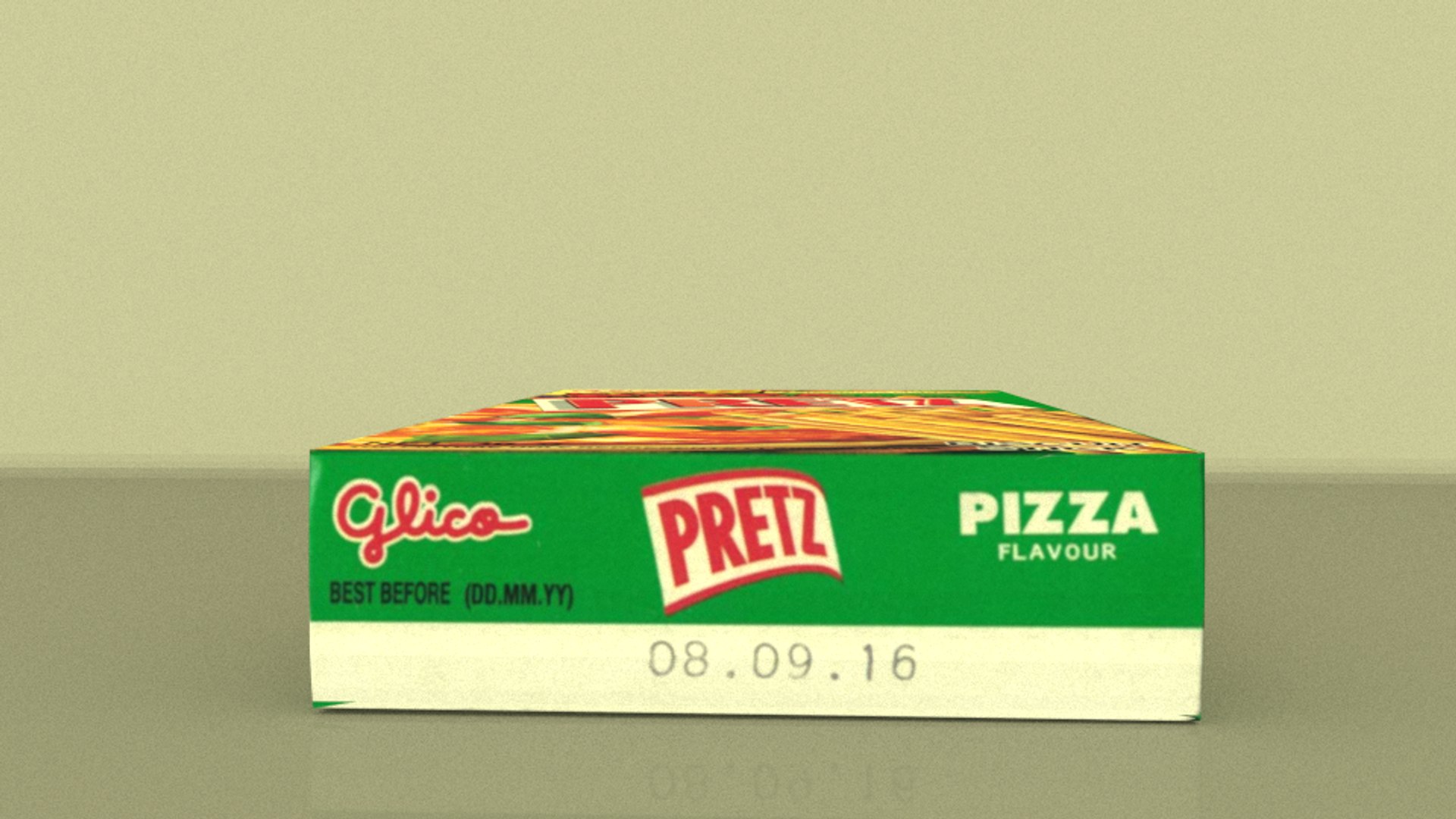 Glico Pretz Box 3D Model - TurboSquid 1406351