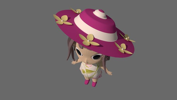 어린 소녀 3D 모델 - TurboSquid 1594793