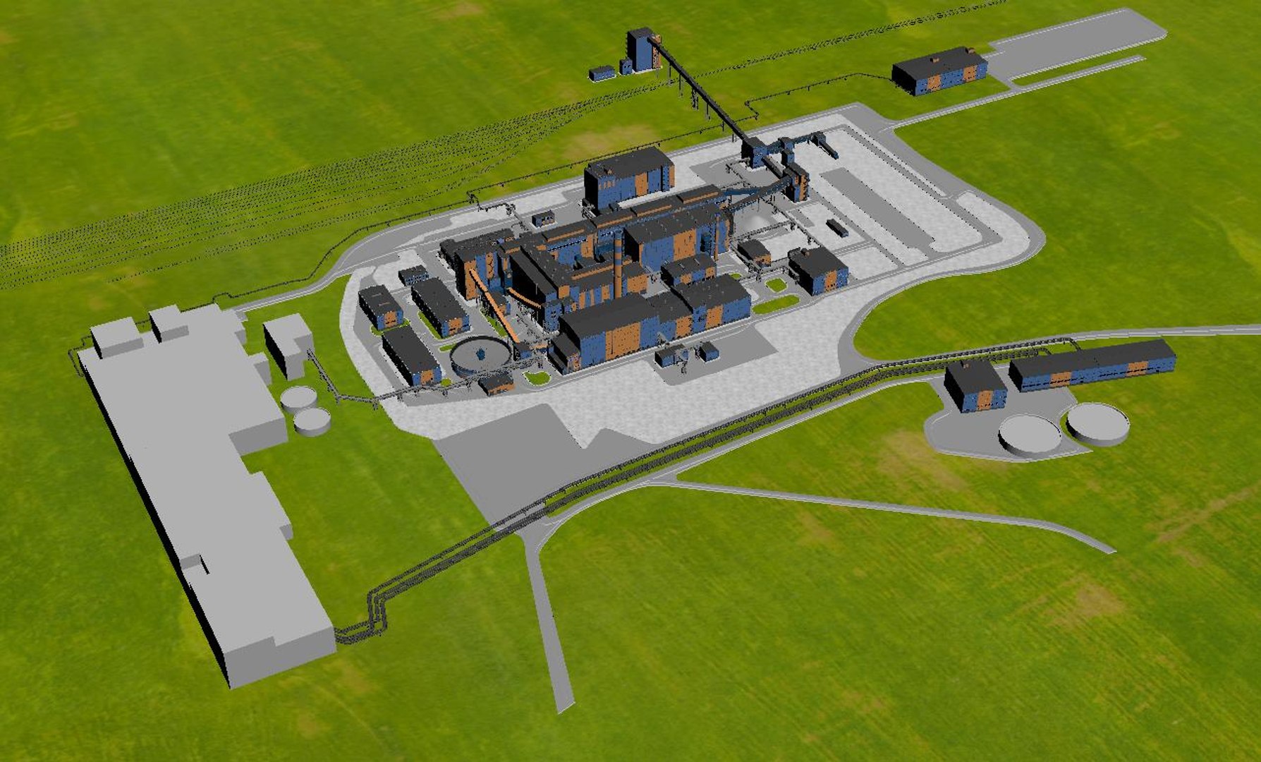3D Factory Industrial Facilities Model - TurboSquid 1481616
