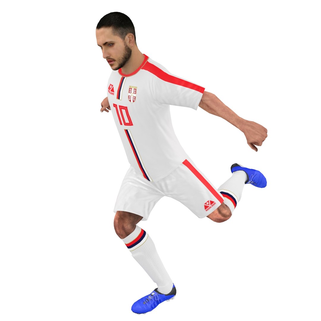 3D Soccer Player 2018 Model - TurboSquid 1293228