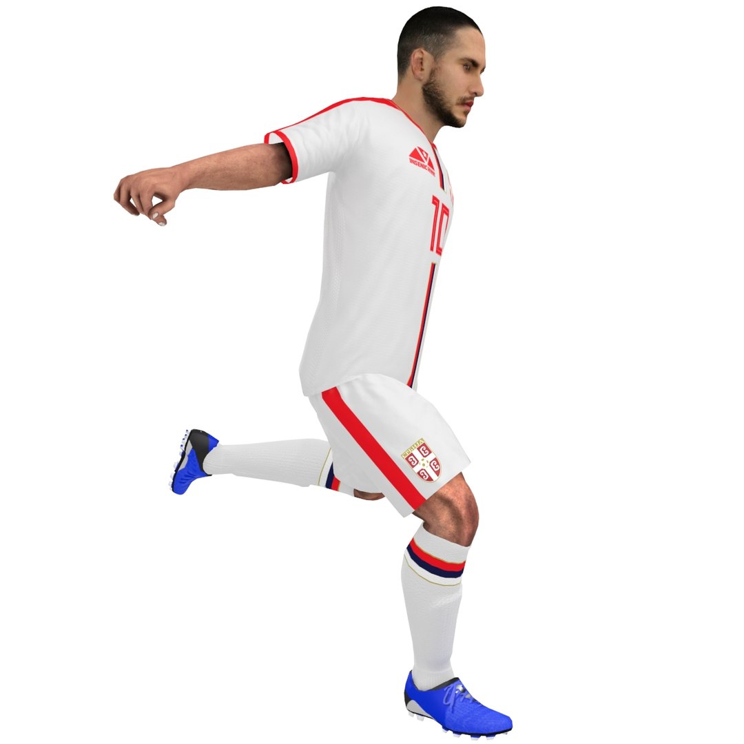 3D Soccer Player 2018 Model - TurboSquid 1293228