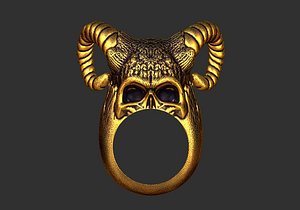Skull King Ring