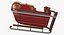 santa sleigh model