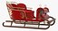 santa sleigh model