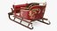 santa sleigh model