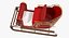 santa sleigh model