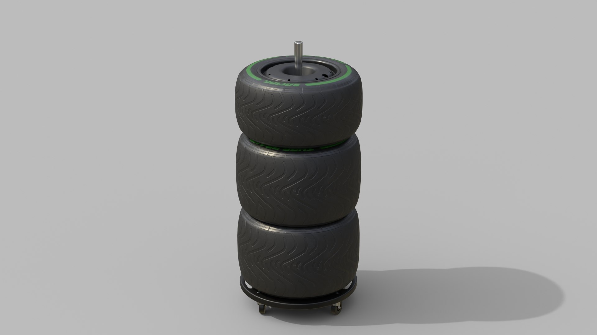 3D Model Wheel Dolly With Tyre TurboSquid 2293633
