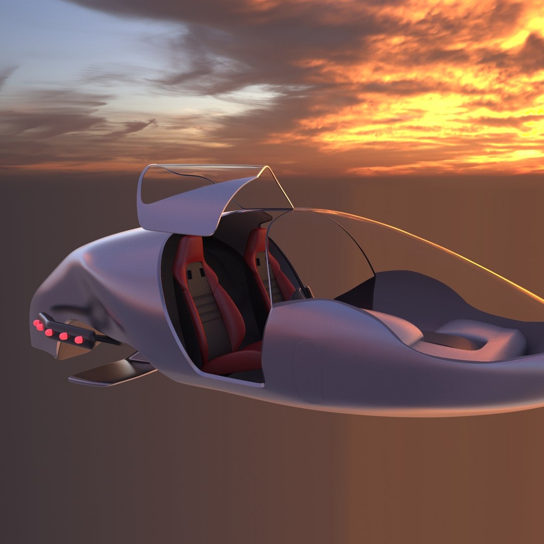 3d model future concept car