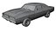 3D 1960s Muscle Car V2 model
