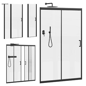 BelBagno Uno shower doors in the niche