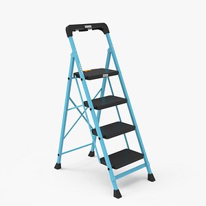 3D Foldable Step Ladder