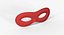 Red Domino Lorgnette Classic Mask
