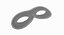 Red Domino Lorgnette Classic Mask
