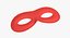 Red Domino Lorgnette Classic Mask