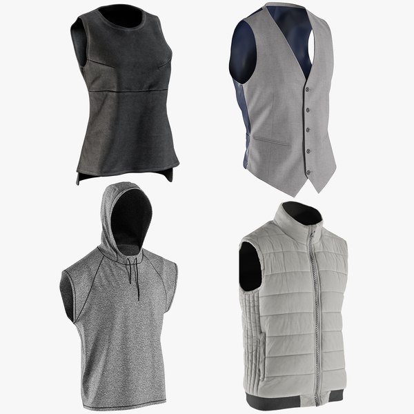 3D realistic vests collections