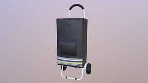 Shopping Trolley Bag Steel model