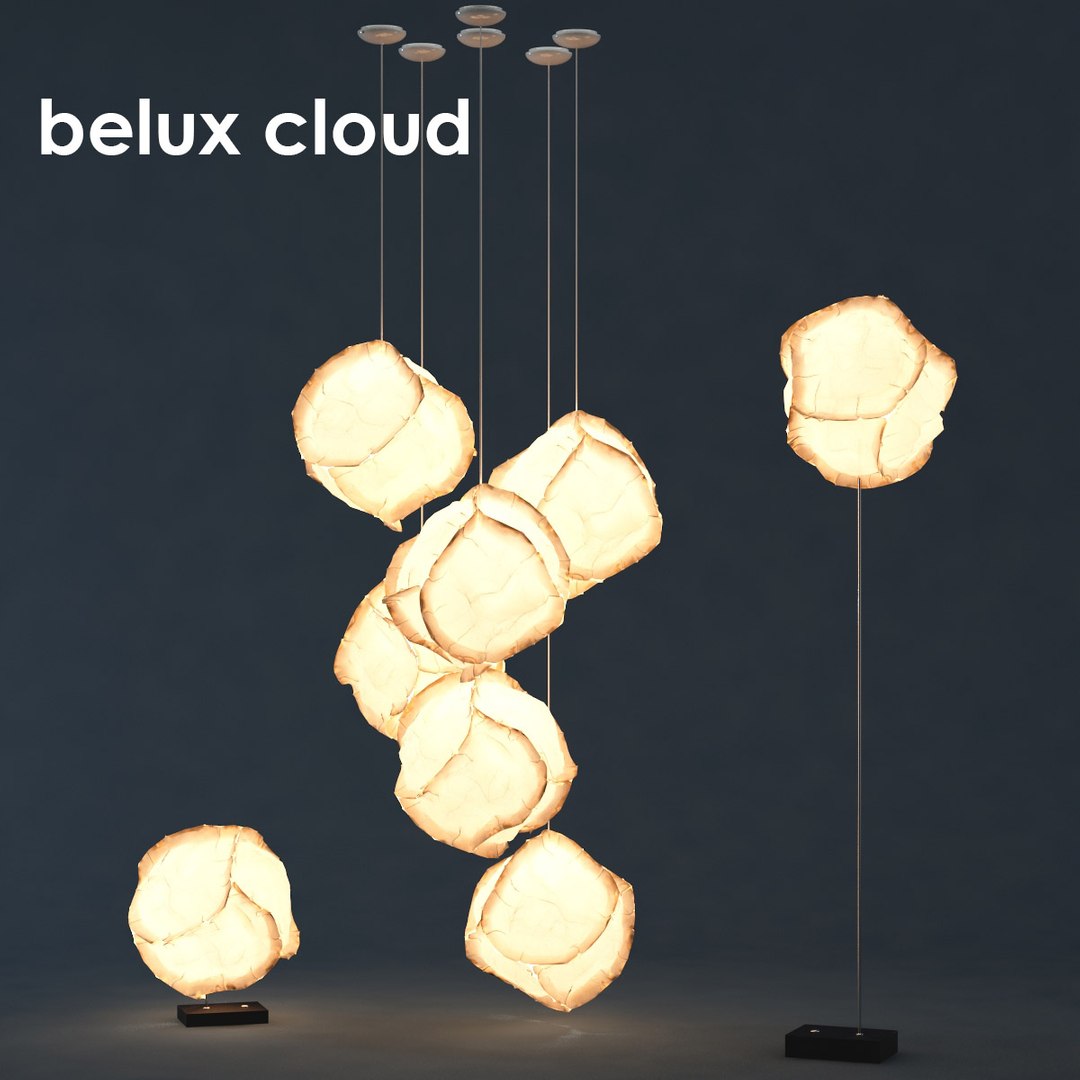 Belux Cloud Lamp 3d Max