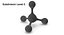 Methane Molecular Model
