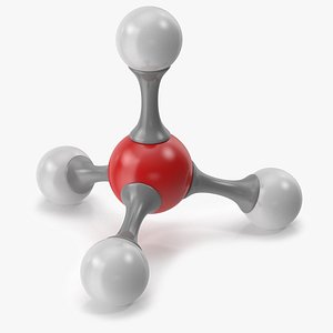 methane molecular model