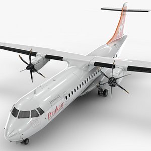 ATR 72 DRUKAIR L1880 3D model