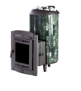 3D Sauna Stove Atmosphere L lamellas serpentine