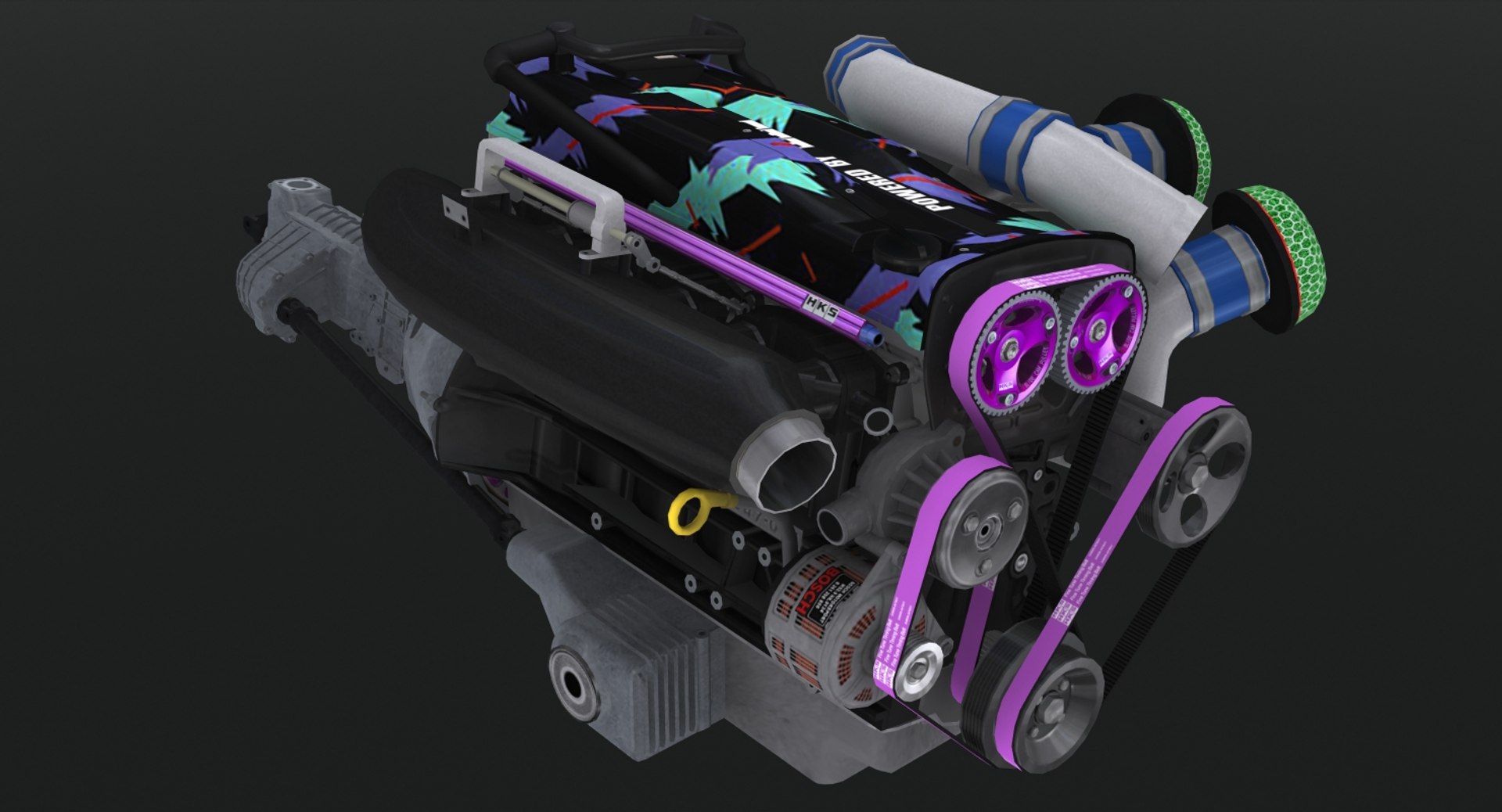 Parts Nissan Rb26 Dett 3D Model - TurboSquid 1445748