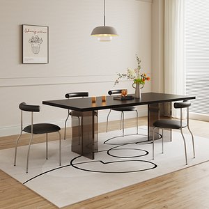 3D Dining Table Set