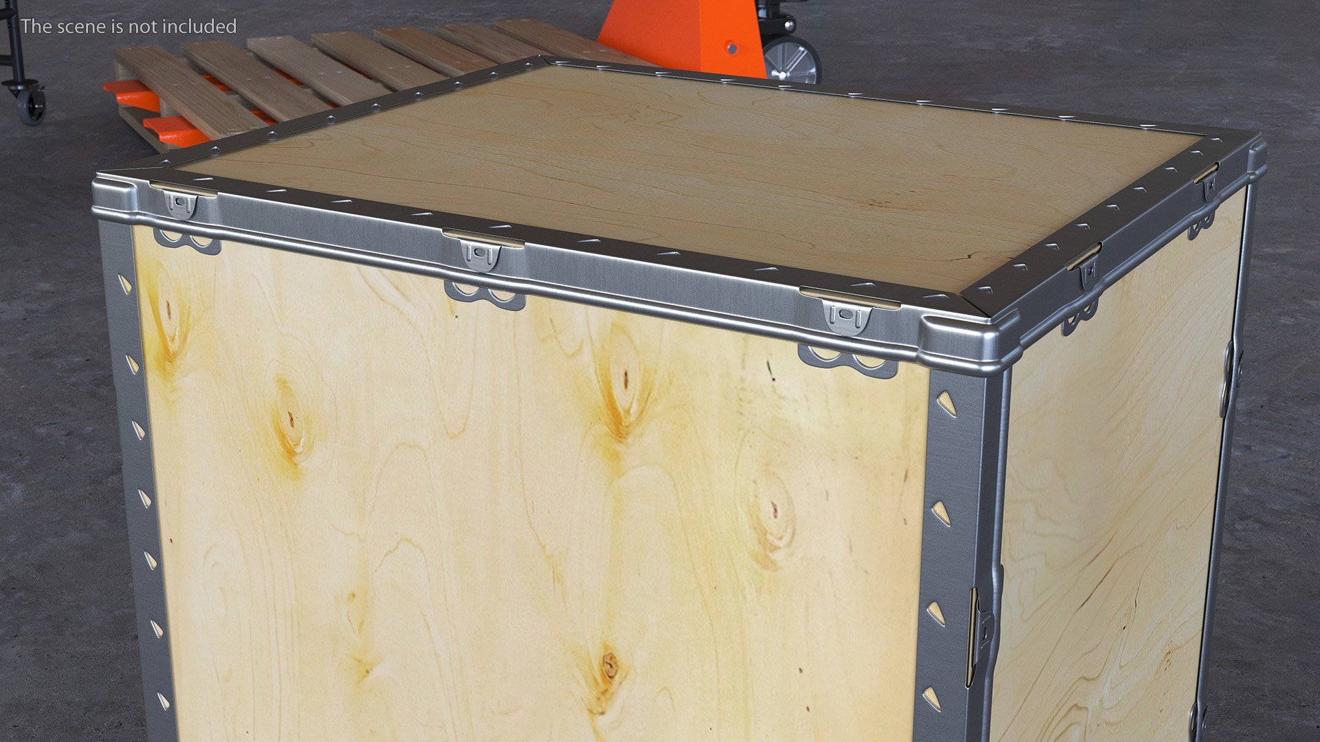 Shipping Wooden Box 24x20 Inches 3D Model - TurboSquid 2114715